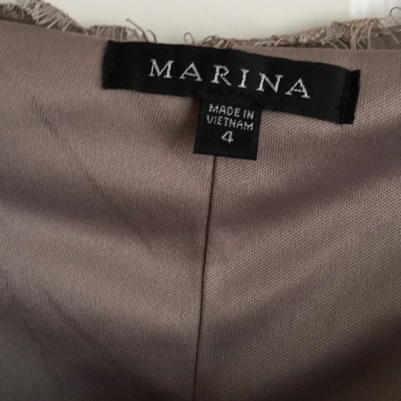 Marina taupe dress - Picture 3 of 6